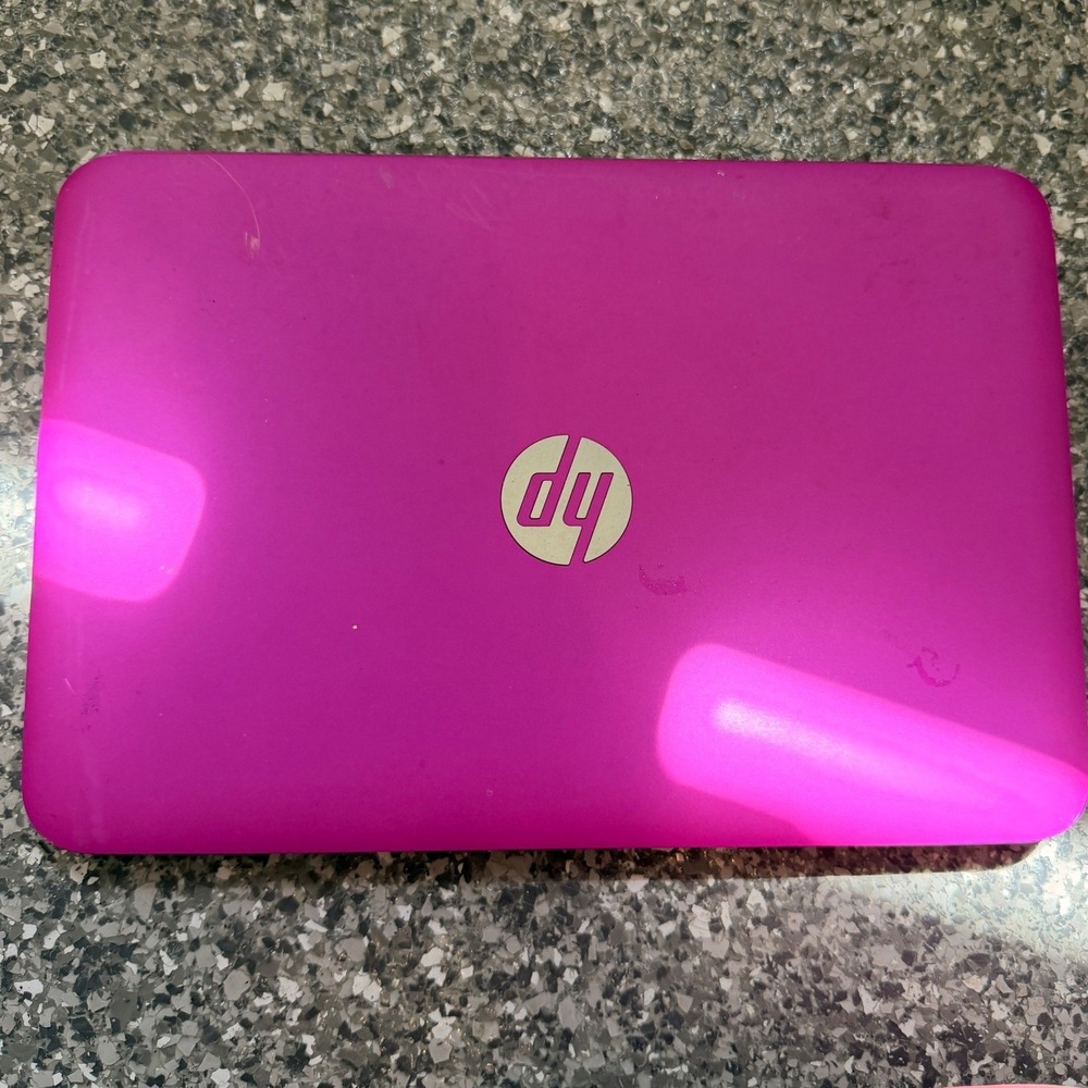 HP Stream Laptop Pink Intel Windows - UNTESTED / FOR PARTS ONLY / Repair Projec
